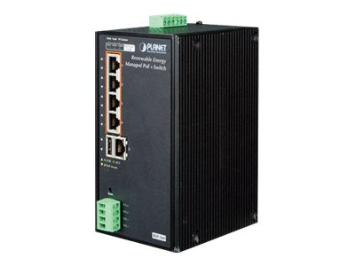 Planet Technology 4-Port PoE+ Switch – Stromversorgung für Netzwerkgeräte