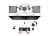 StarTech KVM Switch – 2 Monitore, 4K Unterstützung