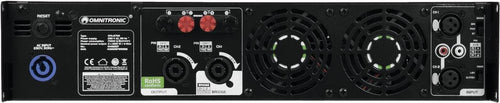 Omnitronic PA-Verstärker – 1350 W Leistung, 2.1 Kanäle