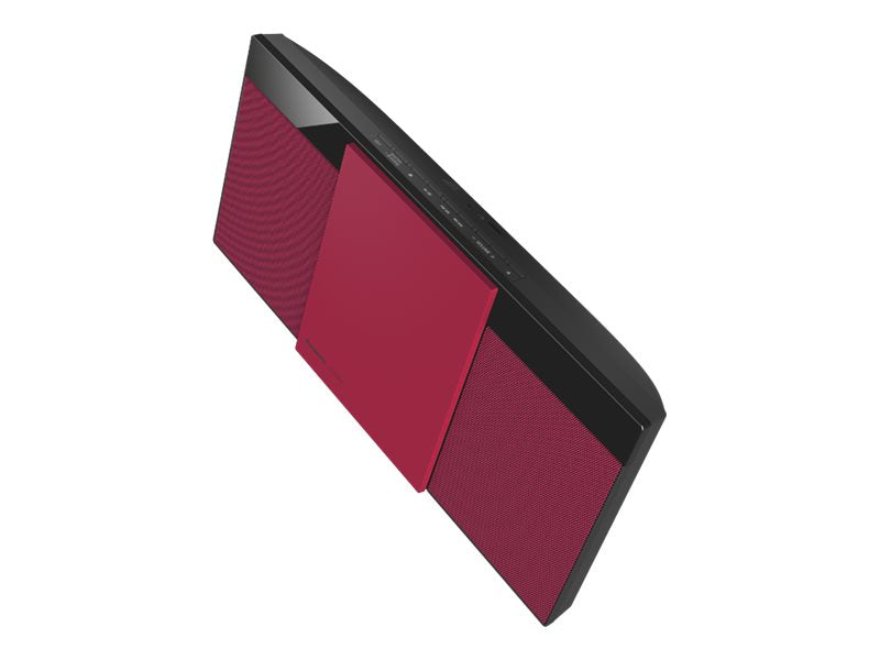 Panasonic Micro HiFi System – DAB+ Radio, Bluetooth, rot