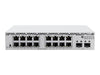 MikroTik Cloud Smart Switch – 16 Gigabit-Ports, 2 SFP+ für schnelles Netzwerk