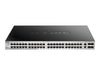 D-Link Netzwerk-Switch – 4-Port Gigabit, stapelbar