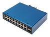 Digitus 16+2 Port Ethernet Switch – Gigabit, für DIN-Schiene