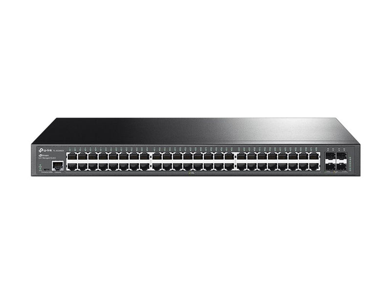 TP-Link 48-Port Netzwerk-Switch – Gigabit-Geschwindigkeit, 4 SFP+ Slots