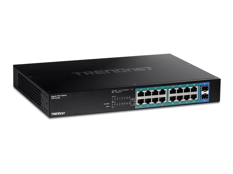 TRENDnet 18-Port Gigabit Switch – PoE+ für einfache Netzwerkverbindungen
