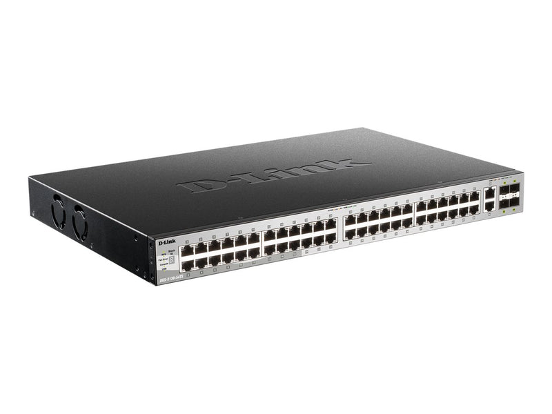 D-Link Netzwerk-Switch – 54 Anschlüsse, Gigabit-Geschwindigkeit
