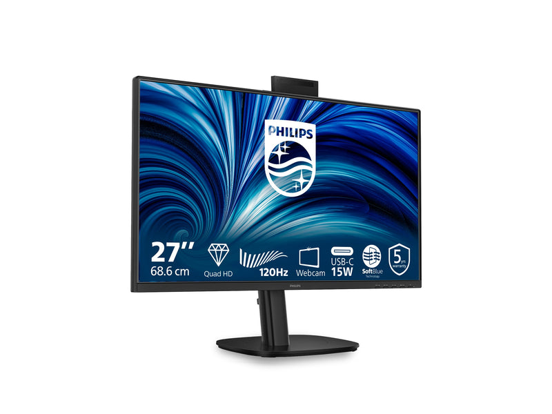 Philips 27" LED-Monitor – 2K-Auflösung, integrierte Lautsprecher