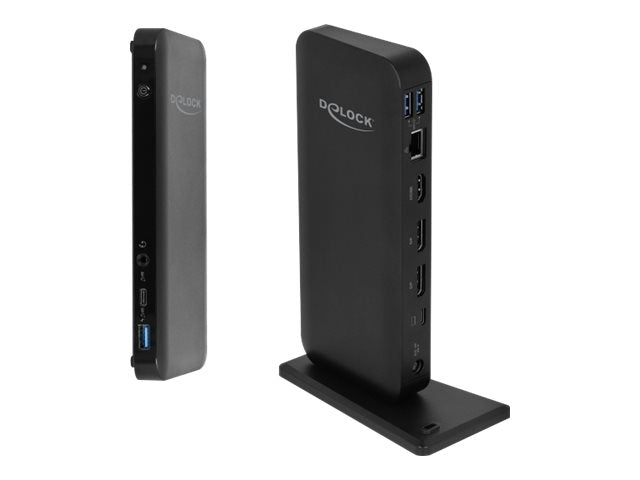 DELOCK USB-C Dockingstation – 4K Video, schnelles LAN