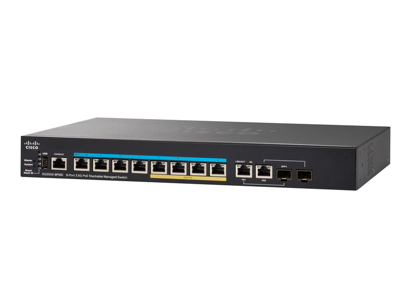 Cisco Netzwerk-Switch – 8 Ports, Rack-montierbar, PoE+