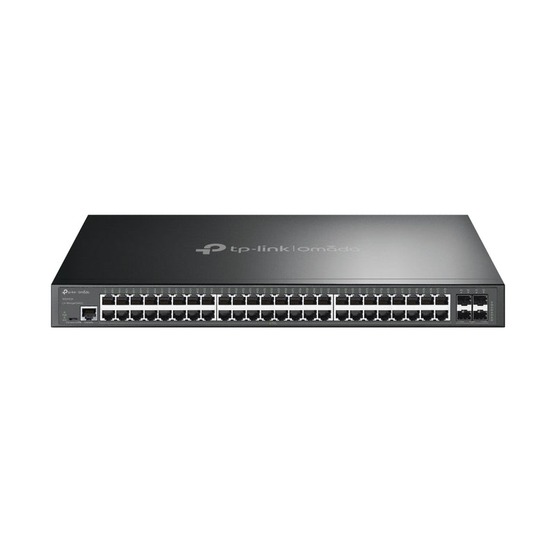 TP-Link 48-Port Managed Switch – Gigabit Ethernet, 4 SFP+ Slots