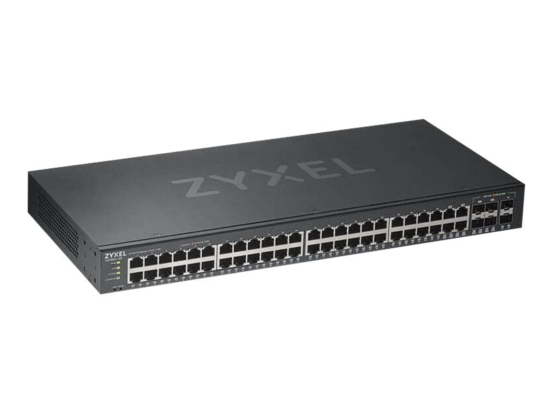 Zyxel Netzwerk-Switch – 48 Anschlüsse, Rack-montierbar