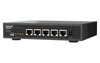 QNAP Netzwerk-Switch – 5 Ports, leise ohne Lüfter