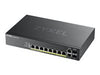 Zyxel Netzwerk-Switch – 8 Anschlüsse, PoE+, Cloud-Management
