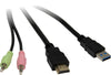 Intertech KVM-Switch – HDMI, 4 Computer gleichzeitig