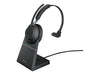 Jabra Evolve2 65 Bluetooth-Headset – kabellos, mit Ladestation