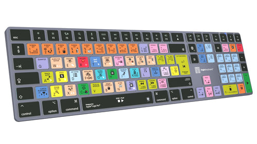 Logic-Keyboard Büro-Tastatur – Bluetooth & Kabel, Deutsche QWERTZ