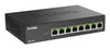 D-Link 8-Port Netzwerk-Switch – Multi-Gigabit, PoE+ Unterstützung
