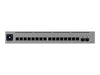 Ubiquiti Netzwerk-Switch – 16 Anschlüsse, Touchscreen-Display