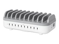 Manhattan USB-Ladestation – 10 Ports, 200 W Leistung
