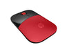 HP Kabellose Maus – Blaue LED, USB-Empfänger, Rot