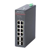 Hikvision Industrie-Switch – 12 Ports, PoE für einfache Stromversorgung