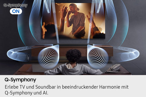 Samsung Soundbar – 3D-Sound, kabelloser Subwoofer