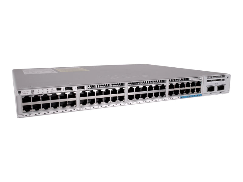 Cisco Netzwerk-Switch – 48 Anschlüsse, stapelbar, PoE+