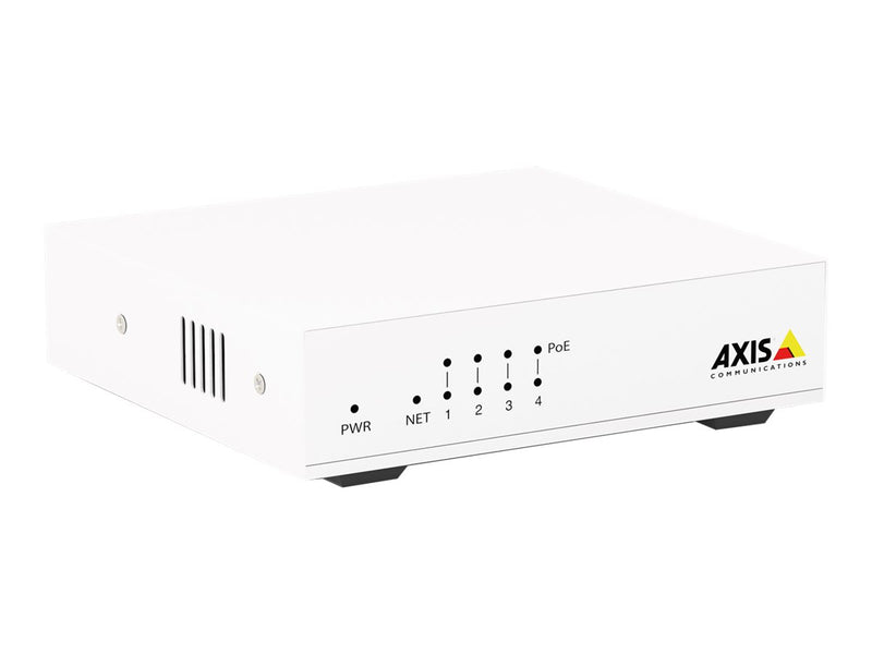Axis PoE Netzwerk-Switch – Einfacher Anschluss für 4 Kameras