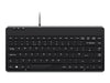 PERIXX Mini USB-Tastatur – Kompakt, mit 2 USB-Anschlüssen