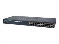 PLANET TECHNOLOGY Netzwerkswitch – 24 Ports, PoE-Unterstützung
