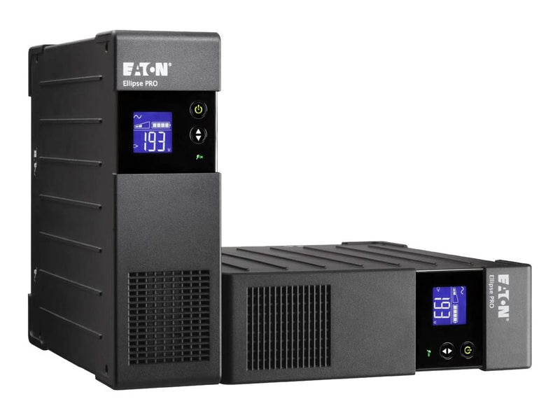 Eaton USV Ellipse PRO – LCD-Anzeige, EcoControl Steckdosen