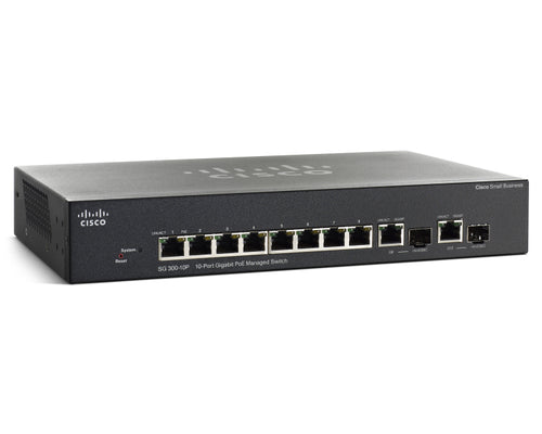 Cisco 10-Port Gigabit Switch – PoE+, Rackmontage möglich