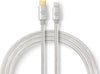 NEDIS Lightning-USB-Kabel – 2 m, Schnellladung, vergoldet