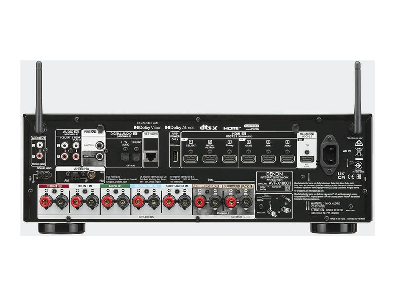 Denon AV-Receiver – 8K Video, 7.2-Kanal Surround Sound