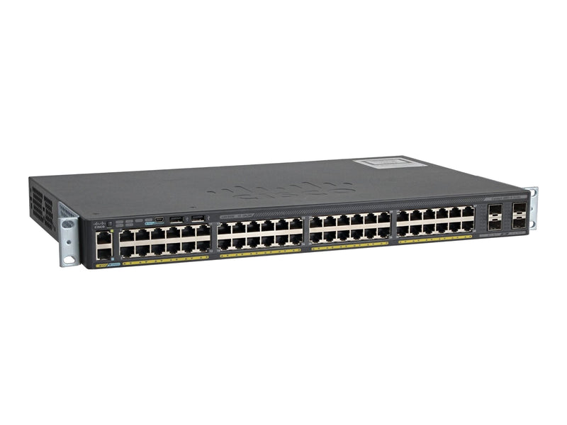 Cisco Netzwerk-Switch – 48 Anschlüsse, Gigabit, stapelbar