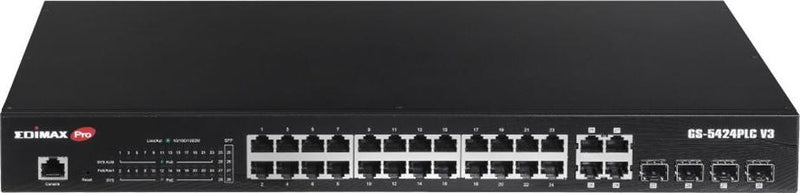 EDIMAX Netzwerk-Switch – 28 Anschlüsse, PoE+ Unterstützung