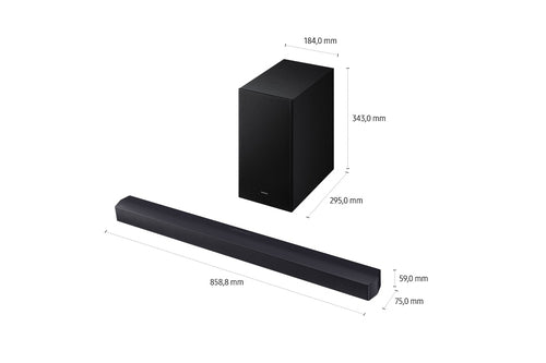 Samsung Soundbar mit Subwoofer – Kinoerlebnis im Büro