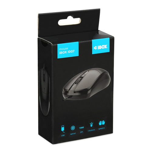 IBOX Optische Maus – Beidseitig nutzbar, USB-Anschluss