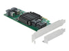 Delock Speicher-Controller – PCIe x8, 4 NVMe SSDs