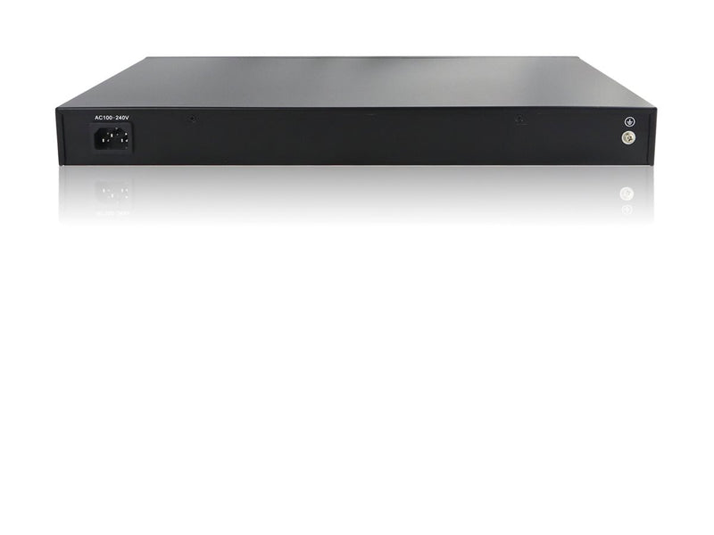 LevelOne Netzwerk-Switch – 24 Anschlüsse, PoE+, Gigabit Ethernet