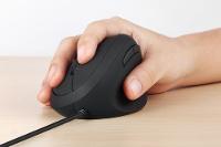 PERIXX Vertikale Maus – Ergonomisches Design, USB-Kabel