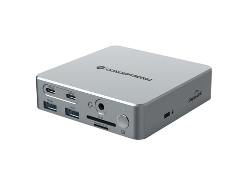 Conceptronic USB-C Dock – 2x HDMI, 4K, LAN-Anschluss