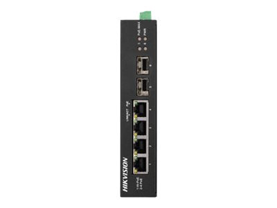 HIKVISION Industrie-Switch – 4 PoE-Ports, einfache Installation