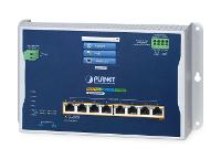 Planet Technology 8-Port Netzwerkswitch – Wandmontage, einfache Installation