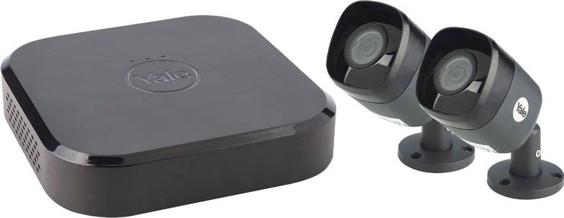YALE CCTV Kit – 2 wetterfeste FullHD Kameras, 1 TB Speicher