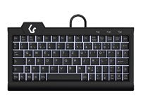 KEYSONIC USB-Tastatur – Leuchtende Tasten, deutsches Layout