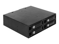 Delock Wechselrahmen – Für 4 SATA/SAS-Festplatten