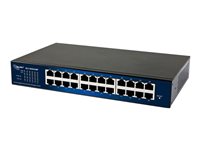 ALLNET Netzwerk-Switch – 24 Ports, lüfterlos für leisen Betrieb