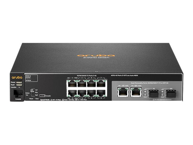HP Enterprise Switch – 8 Anschlüsse, einfach verwaltet