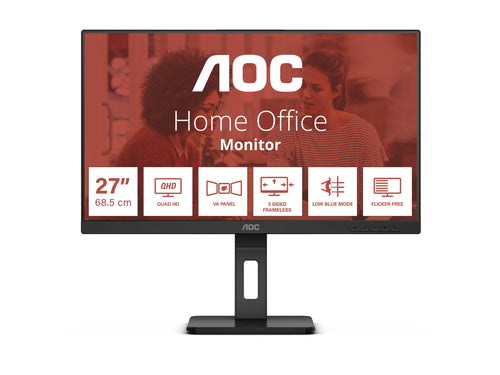AOC 27" Monitor – QHD-Auflösung, augenschonend